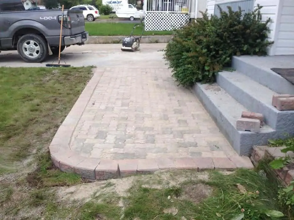 Stone walkway